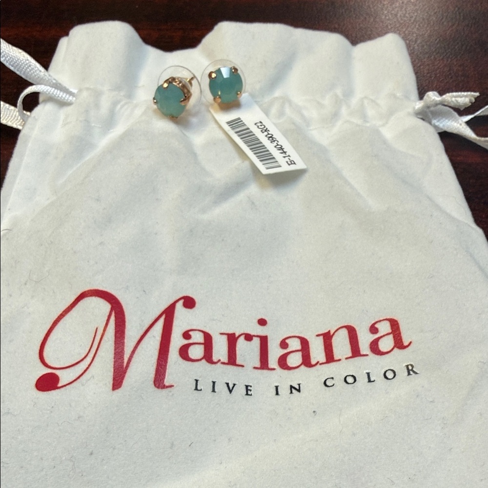 Mariana Pacific Opal Stud Earrings